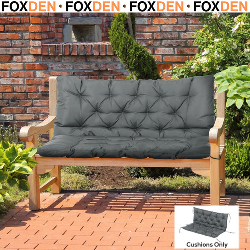 110x120cm garden bench cushion - 110x120cm,