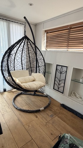 Hanging egg chair - hanging, stand