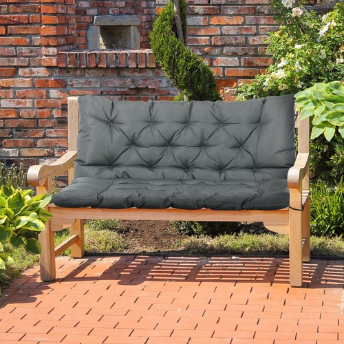 Garden bench cushion seater - 2,