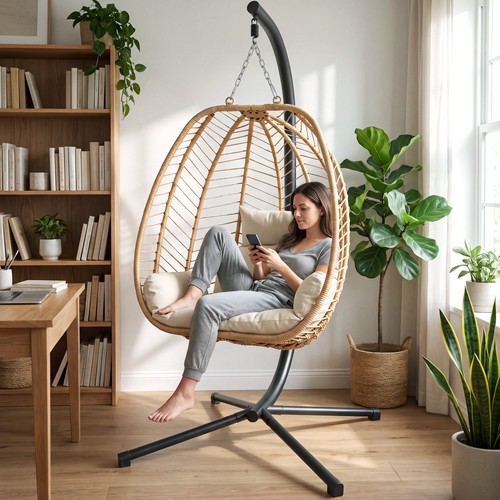 Hanging egg chair - chair, with
